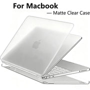 Matte Laptop Case For MacBook Air 13.6 M5 M4 M3 M2 Case MacBook Neo A3404 Pro 13.3 14.2 M5 M4 Chip Air 15.3 13.3 inch Case Cover