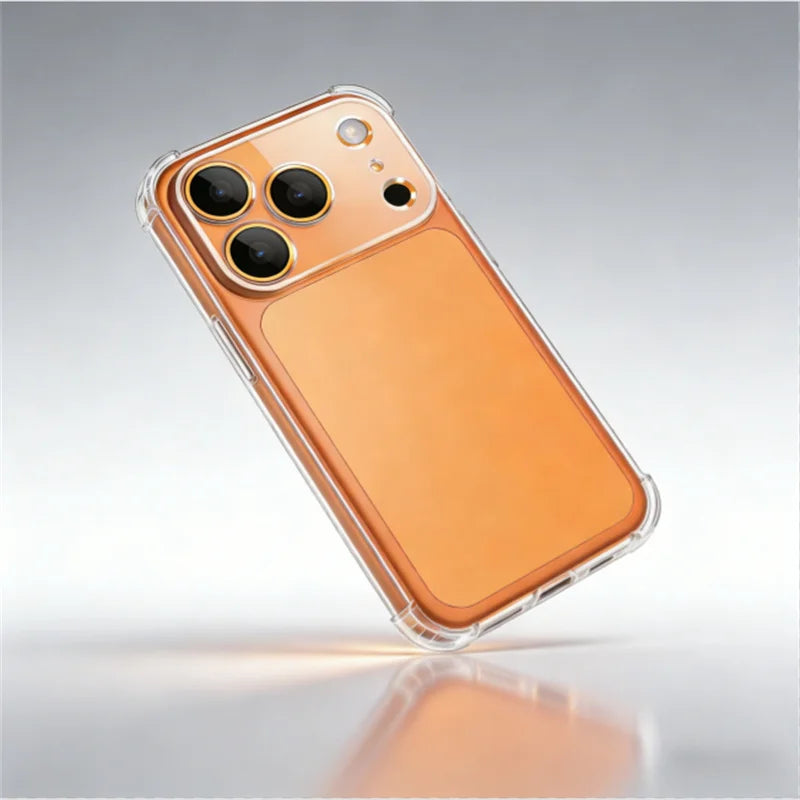 Shockproof Clear Bumper Phone Cases For iPhone 17 13 12 11 Pro Max 16e 17 Air Transparent Case For iPhone 16 15 14 Plus Cover