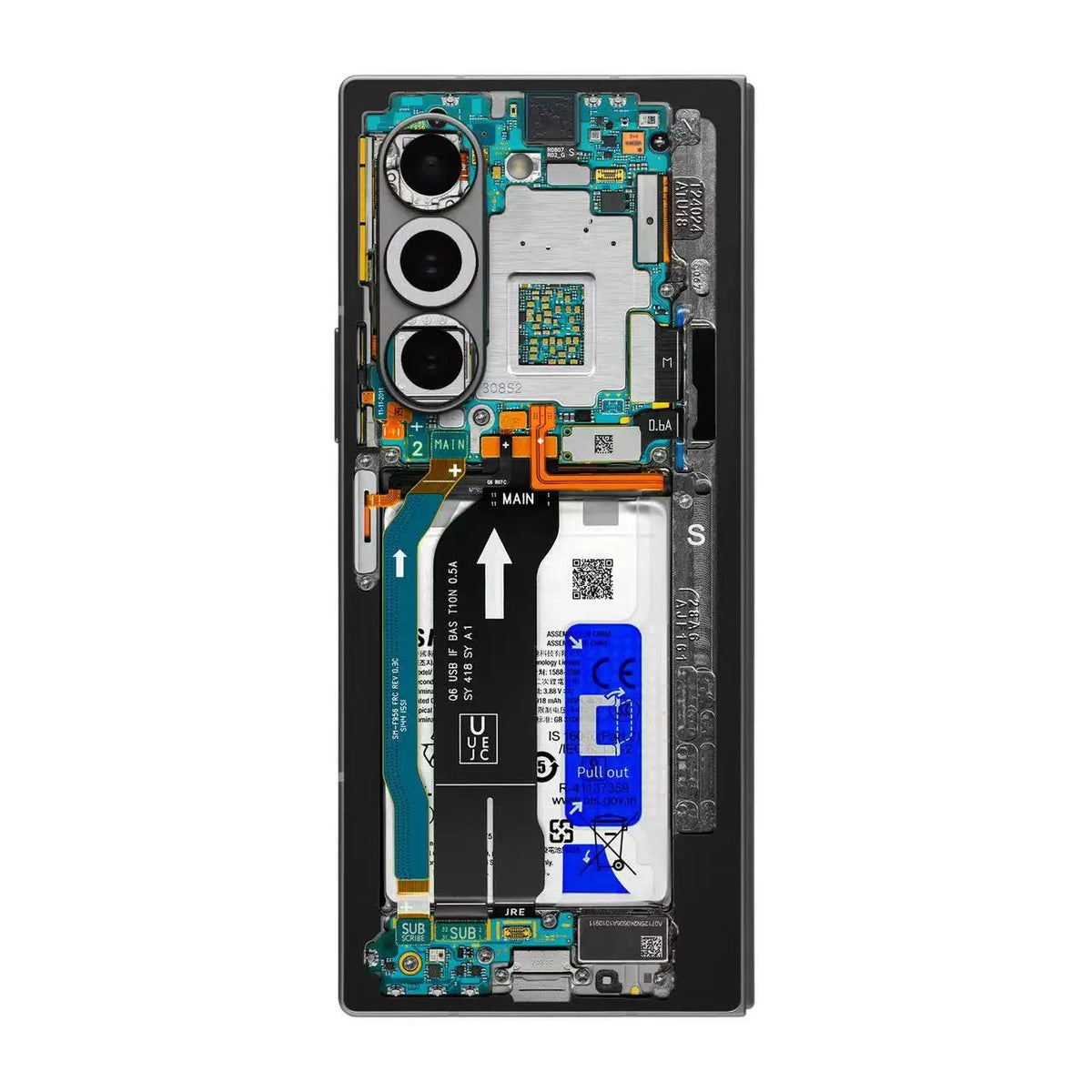 For Samsung Galaxy Z Fold 8Ultra 8 7 6 5 4 Full Cover Skin Protective Decal Wrap Back Film Sticker Protector for Device