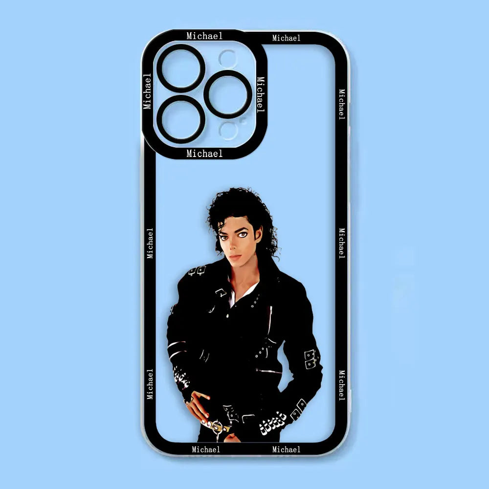 Dancer m-Michael j-Jackson Clear Phone Case For Samsung Galaxy S26 S25 S24 S23 S22 S21 S20 FE PLUS ULTRA EDGE Case Cover Shell