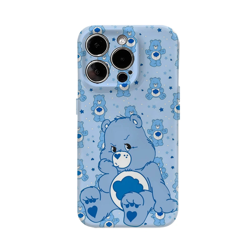 Grumpy Bear Cute IPhone17 Must-Haves Phone Case for IPhone 17 16 15 14 13 12 Pro Max Plus Single Double-layer Tough Case