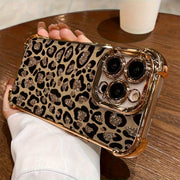 Luxury Personalized Leopard Print Design Phone Case For Samsung Galaxy S25 S24 S23 Ultra S22 S21 Plus FE AntiFall Silicone Cover