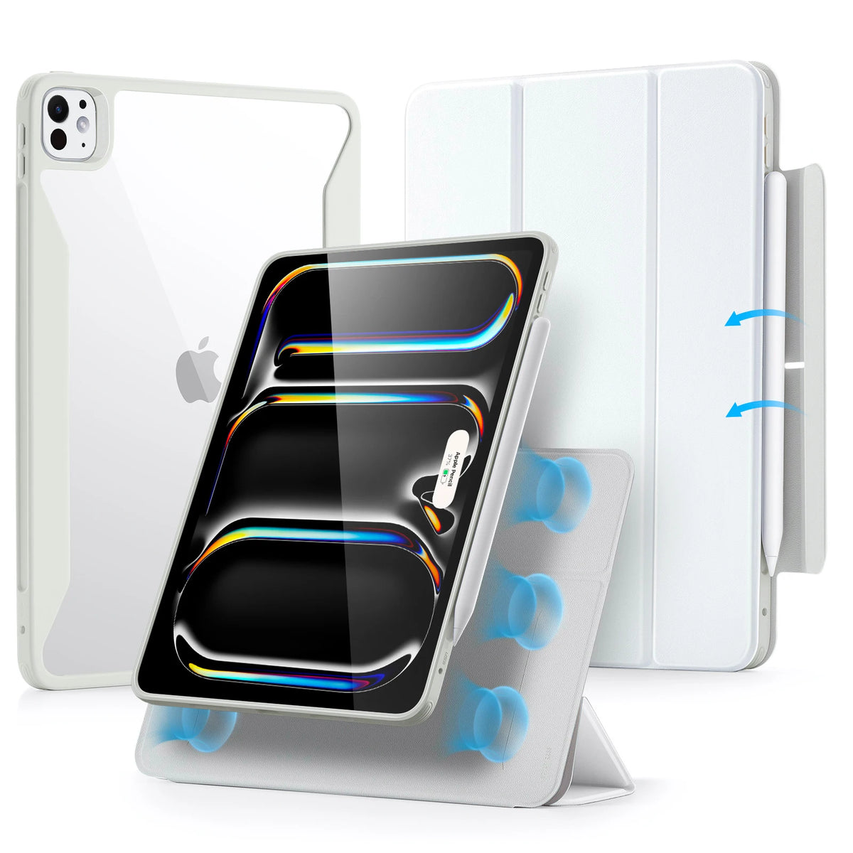 ESR for iPad Pro 13 Inch Case (M5/M4) Rotating Case with Removable Magnetic Cover Shift Series for iPad Pro 13 2024/2025