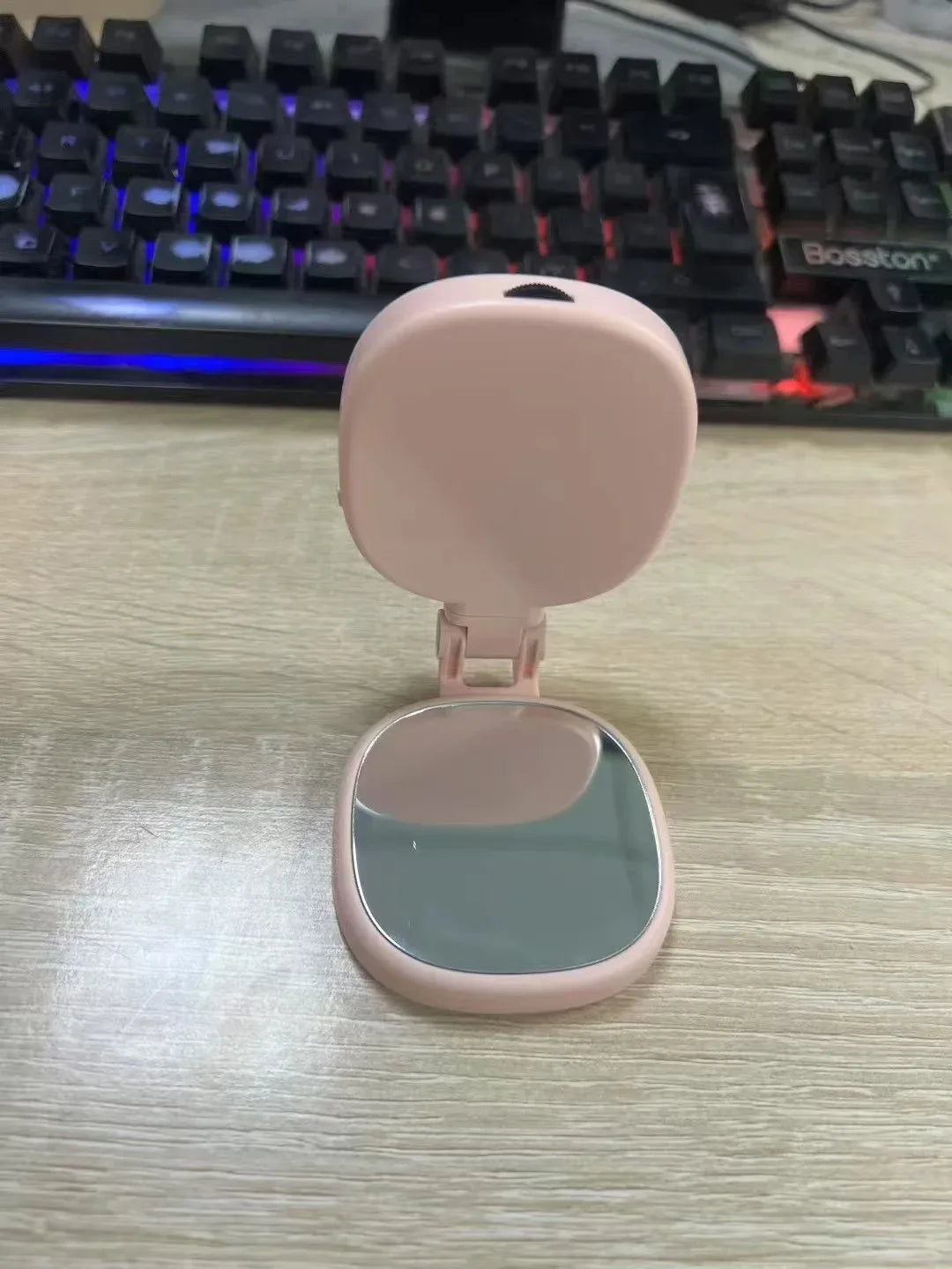 Magnetic Selfie Light for MagSafe iPhone 360° LED Ring Fill Light with Mirror Perfect for Selfies Vlog and Video Calls