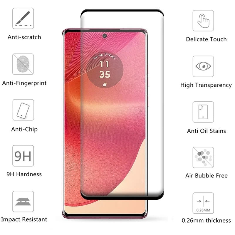For Motorola Moto Edge 60 50 Fusion Glass Moto Edge 60 Pro Razr Ultra 2025 Glass Screen Protector Moto Edge 50 Fusion Len Glass