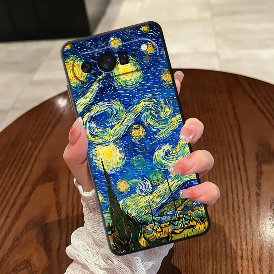 Funda Phone Cover Case for Google Pixel 7a 9a 8a 10 9 Pro XL 6 7 8 Pro 6a Van Gogh's Starry Sky