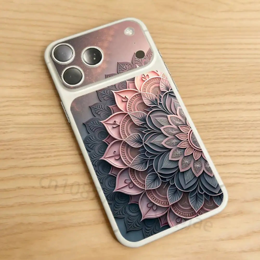 Pattern Series For iPhone 17 Pro /Max Battry Back Cover with Camera Decal Skin Rear Protective Sticker Film