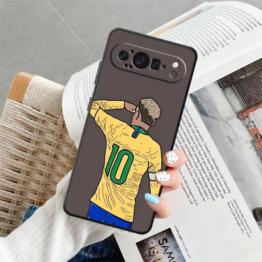 Phone Case for Google Pixel 6a 7a 9a 8a 10 9 Pro XL 6 7 8 Pro Soft Shell Cool Football Sports