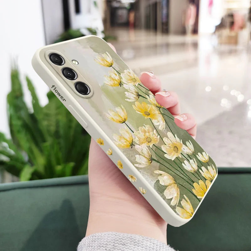 Small Cauliflower Phone Case For Samsung Galaxy S25 S24 S23 S22 S21 S20 S10 S10E Ultra Plus FE Note 20 Ultra 10 Plus Cover