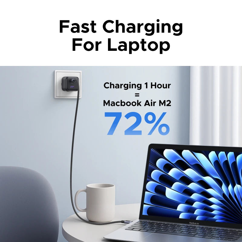 UGREEN 45W/30W/25W/20W GaN Charger PD3.0 PPS QC3.0 USB C Fast Charger For Samsung S26 iPhone 17 16 15 Pro Max iPad Xiaomi Tablet