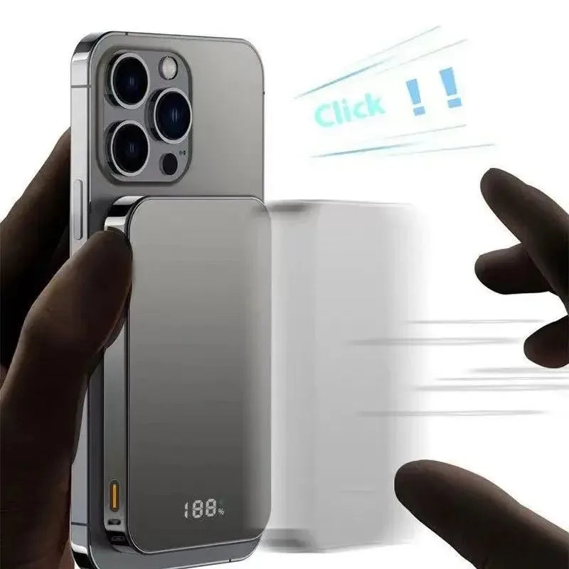 Magnetic Power Bank 20000mAh Magnetic Wireless Phone Charger External Battery PowerBanks Fast Charging For iPhone 17