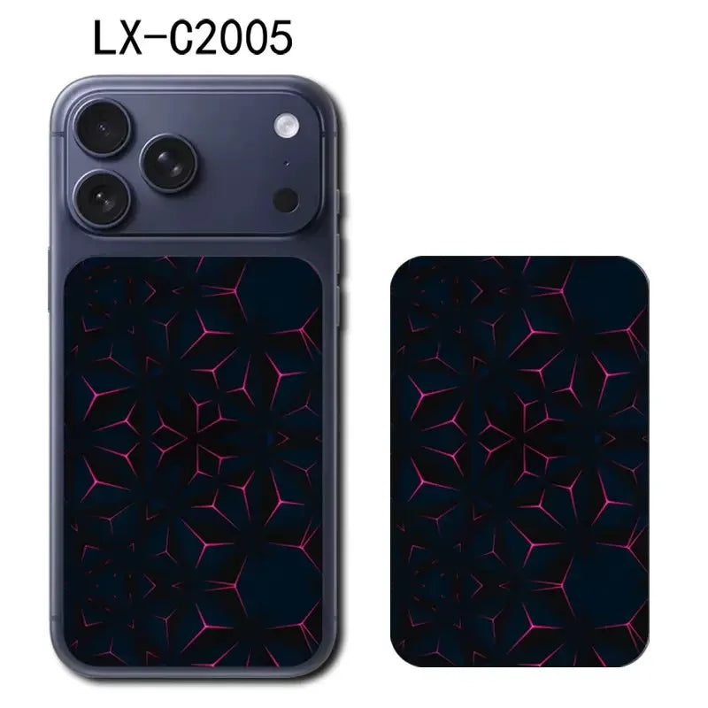 For Apple iPhone 17 Pro 17 Pro Max Half Cover Back Cover Decal Skin 3D Colorful Rear Protective Sticker Film