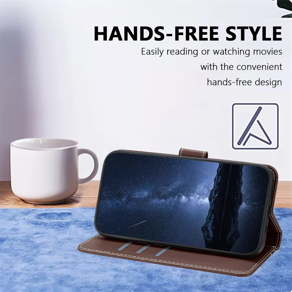 Ultra-thin Leather Case For Google Pixel 6 7 8 9 Pro XL 5 9A 8A 7A 6A 5A 8Pro 7Pro Magnetic Flip Book Card Holder Wallet Cover