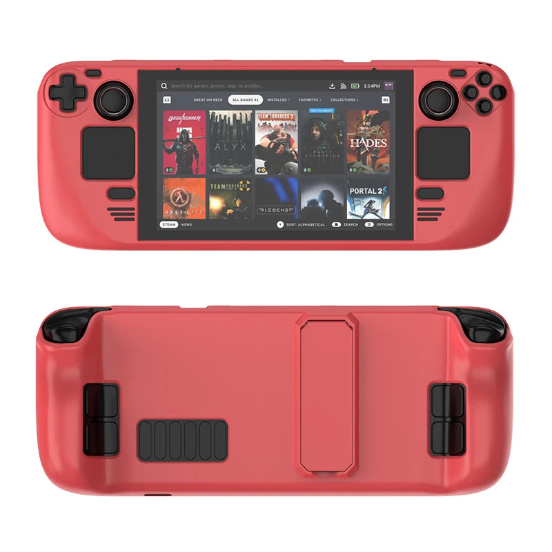 Protective Cover Case for Steam Deck,Controller Colorful Protective Case Hard Shell with Stand