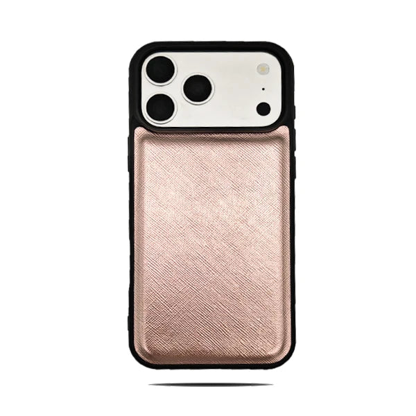 Simple Solid Color Leather Phone Cover For iPhone 17 16 15 Pro Max Business Office Style Case