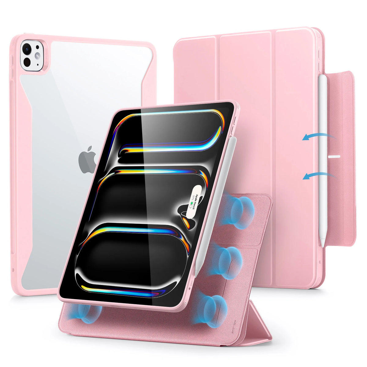 ESR for iPad Pro 13 Inch Case (M5/M4) Rotating Case with Removable Magnetic Cover Shift Series for iPad Pro 13 2024/2025