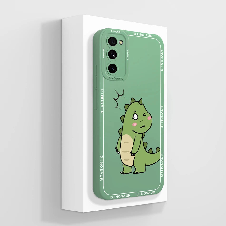 For Samsung S20 FE Ultra Phone Case Cute Back Cover For Galaxy S 20 S20FE S20Ultra Soft Liquid Silicone Full Protection Fundas