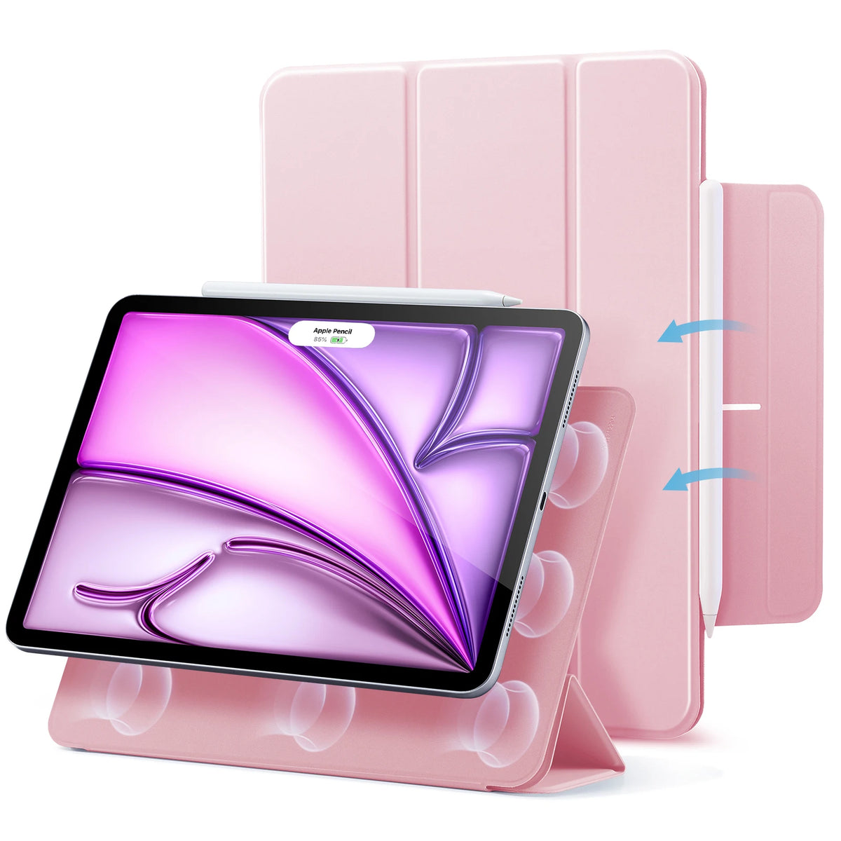 ESR for iPad Air 11 Inch Case M4/M3/M2 (2026/2025/2024) Powerful Magnetic Cover for iPad Air 5th/4th Gen (2022/2020)Auto Wake