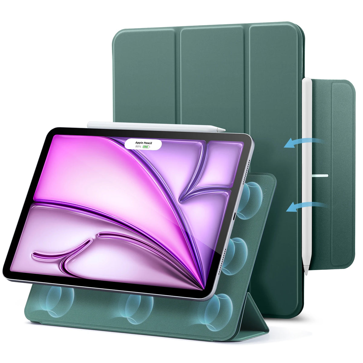 ESR for iPad Air 11 Inch Case M4/M3/M2 (2026/2025/2024) Powerful Magnetic Cover for iPad Air 5th/4th Gen (2022/2020)Auto Wake