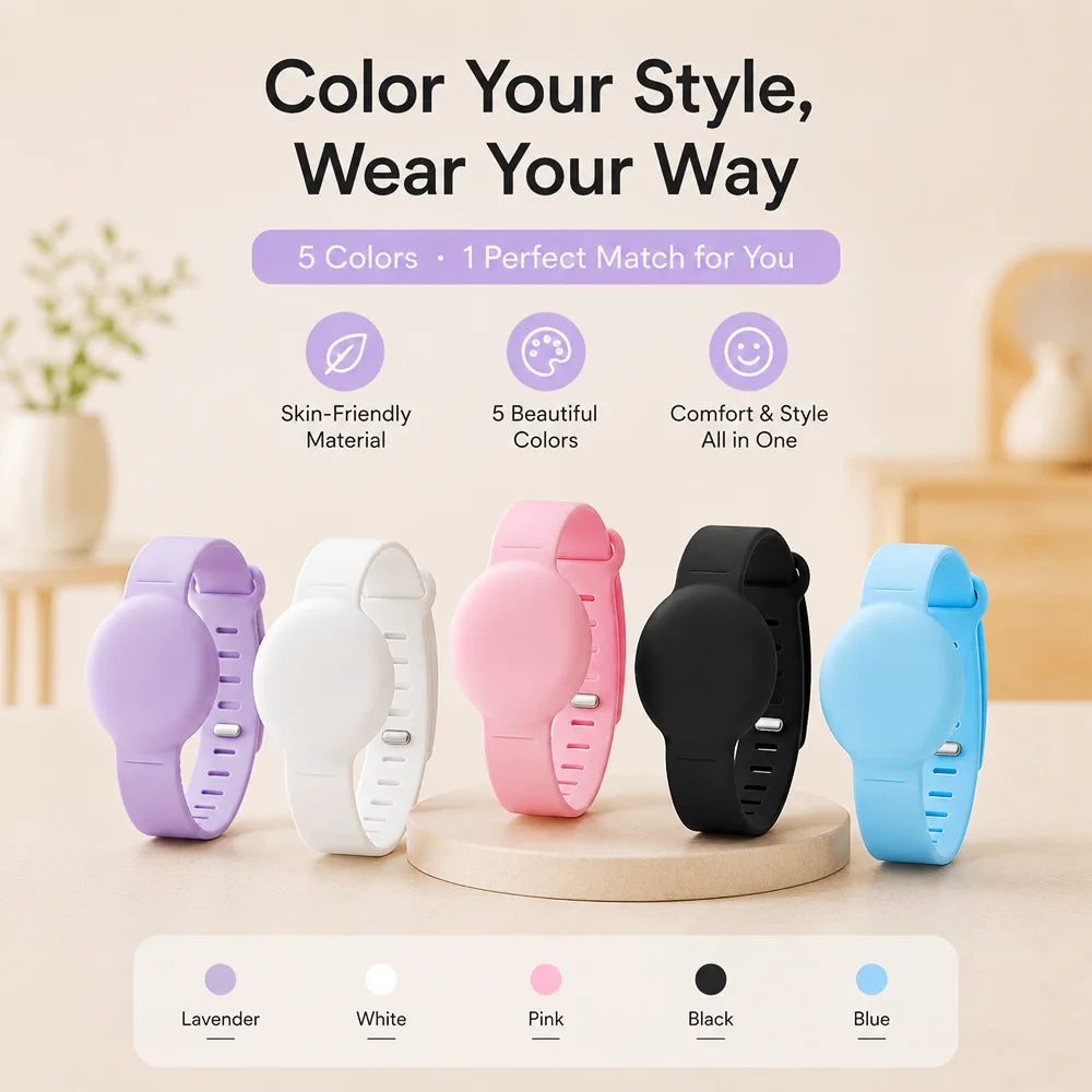 LAXASFIT GPS Tracker 180-Day Standby Global Positioning Location History Find My Device Anti-Lost Alarm for Kids Pets