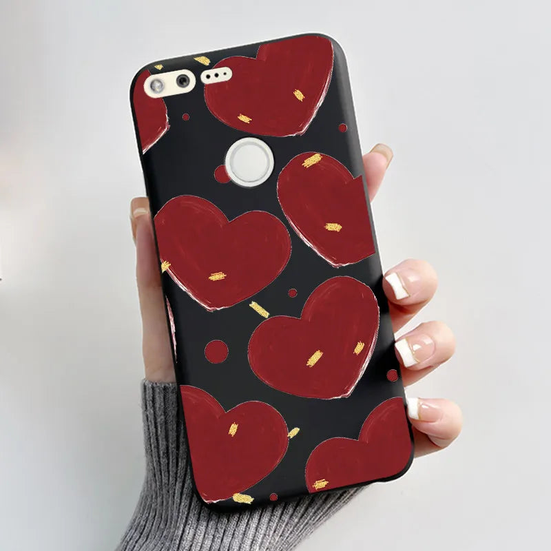 For Google Pixel 1 Case Aesthetic Cute Cat Shockproof Silicone TPU Soft Back Cover for Google Pixel 1 Pixel1 XL Phone Case Coque