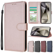 Wallet With Card Slot Magnetic Flip Leather Case For Samsung Galaxy S25 FE S24 Ultra S23 S22 S21 S20 FE S10 Plus S9 Card Bag