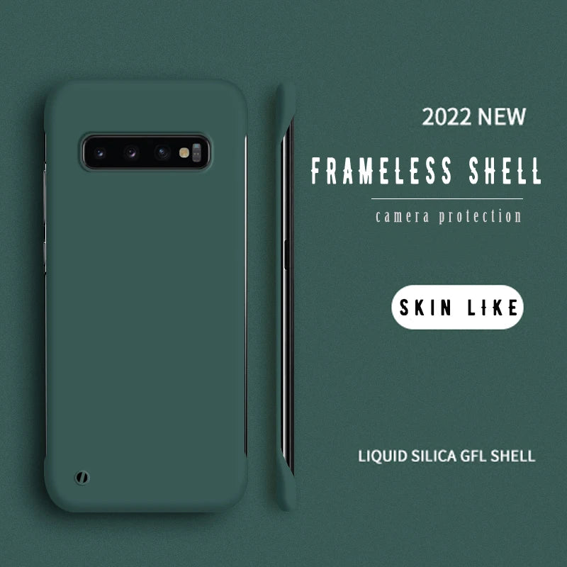 Designer Slim Thin Matte Phone Cover Case For Samsung S24 S23 S22 S21 S20 FE S10 Plus Bumper Note 20 Ultra 10 Plus Classic Cases