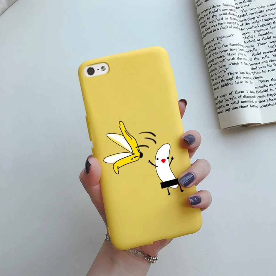 For iPhone 5 5S SE 2016 Case for iPhone 5 S Cover Silicon Cute Painted Case for iphone SE Cover Bumper for iphone 5S Phone Shell
