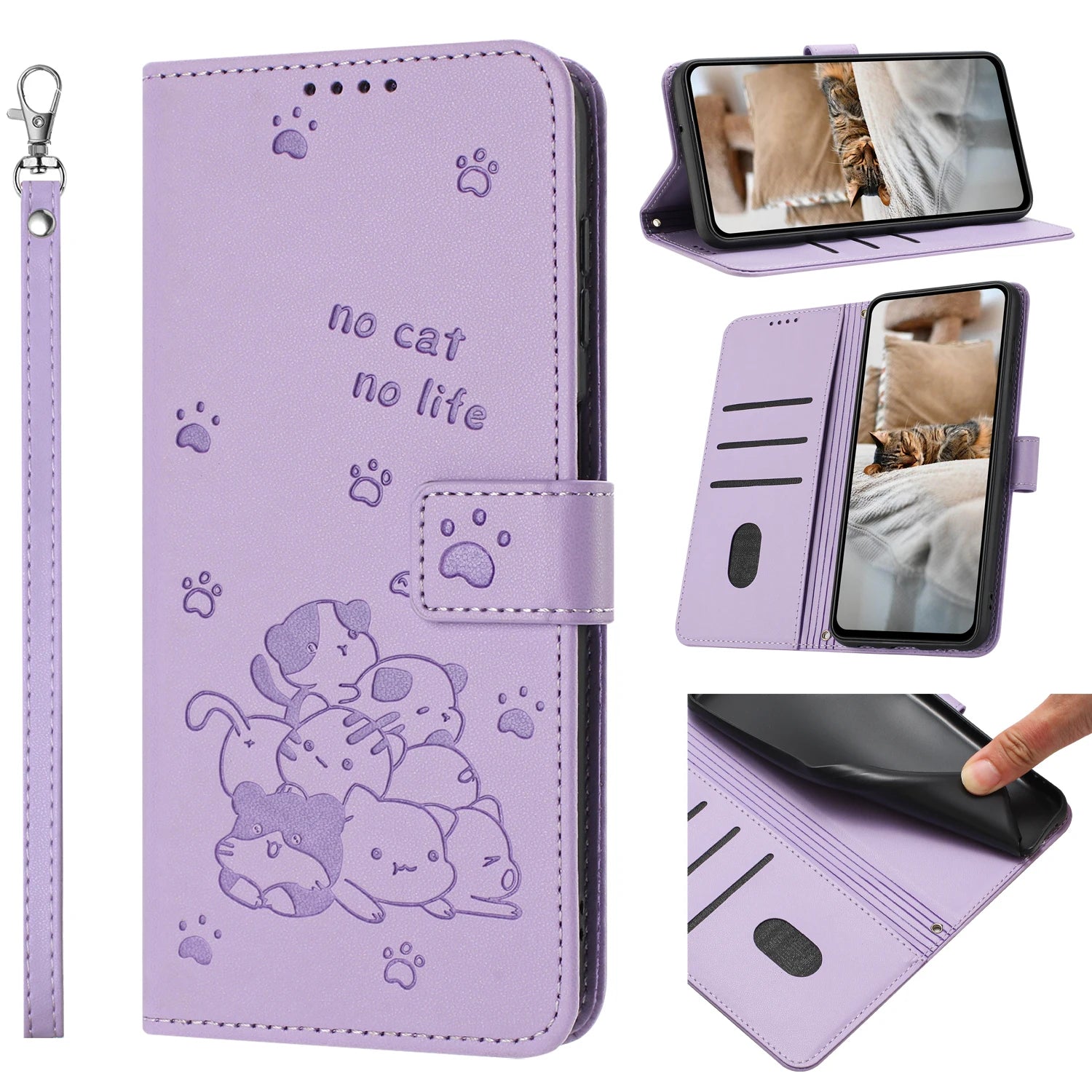 Luxury Flip Leather 3D Cute Cat Wallet Case For Google Pixel 7 8 10 9 Pro XL 6a 7A 8A 9A Magnetic Stand Phone Cover Coque Funda