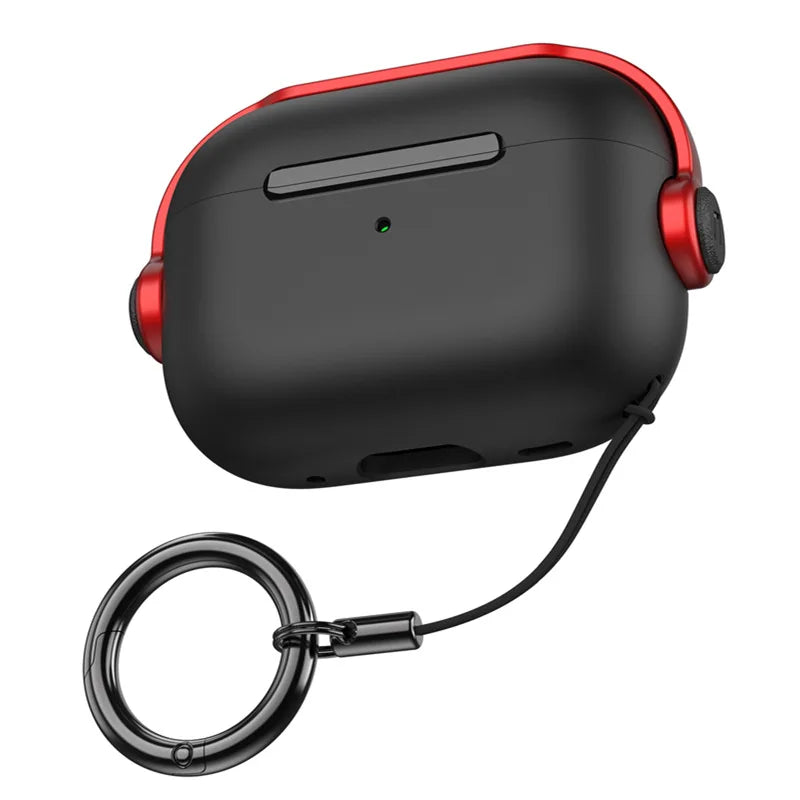 Protective Case For Apple Airpods 1 2 3 4 Pro2 air pods Wireless Bluetooth Earphone Cover Sleeve Headphone Bag With Phone Holder