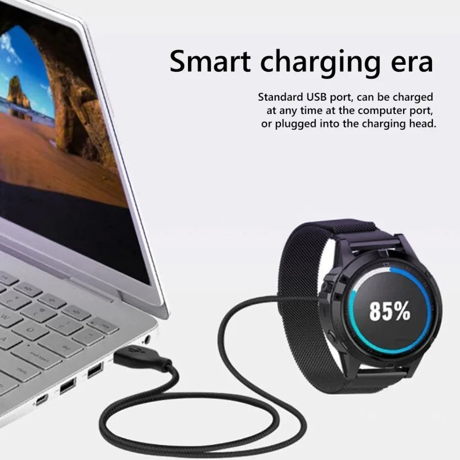New For Garmin Fenix 7 7S 7X 6 6S 6X 5 5X 5S Vivoactive 3 Forerunner 945 935 245 Instinct 2 USB Charging Cable Data Cord Charger