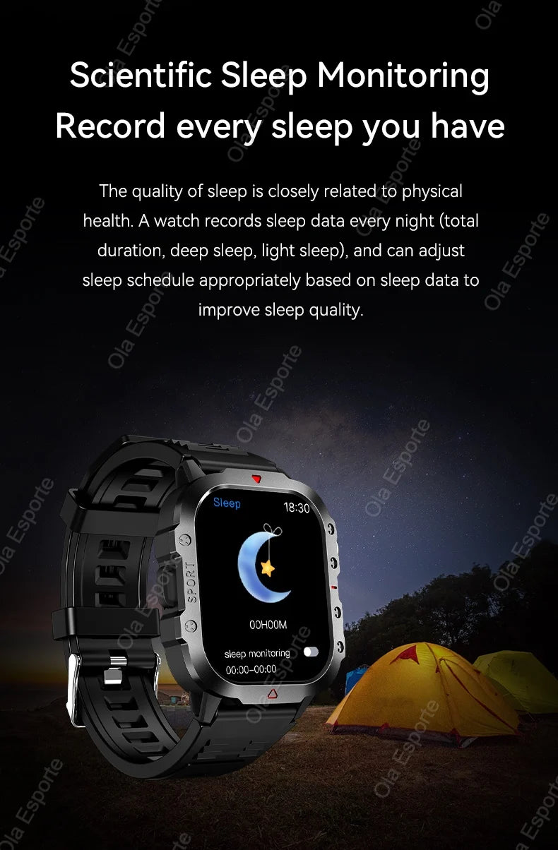 Military GPS Smart Watches For Men Flashlight Waterproof Outdoor Sport Tracker Bluetooth Call Smartwatch Man Women 2025 Pk h12