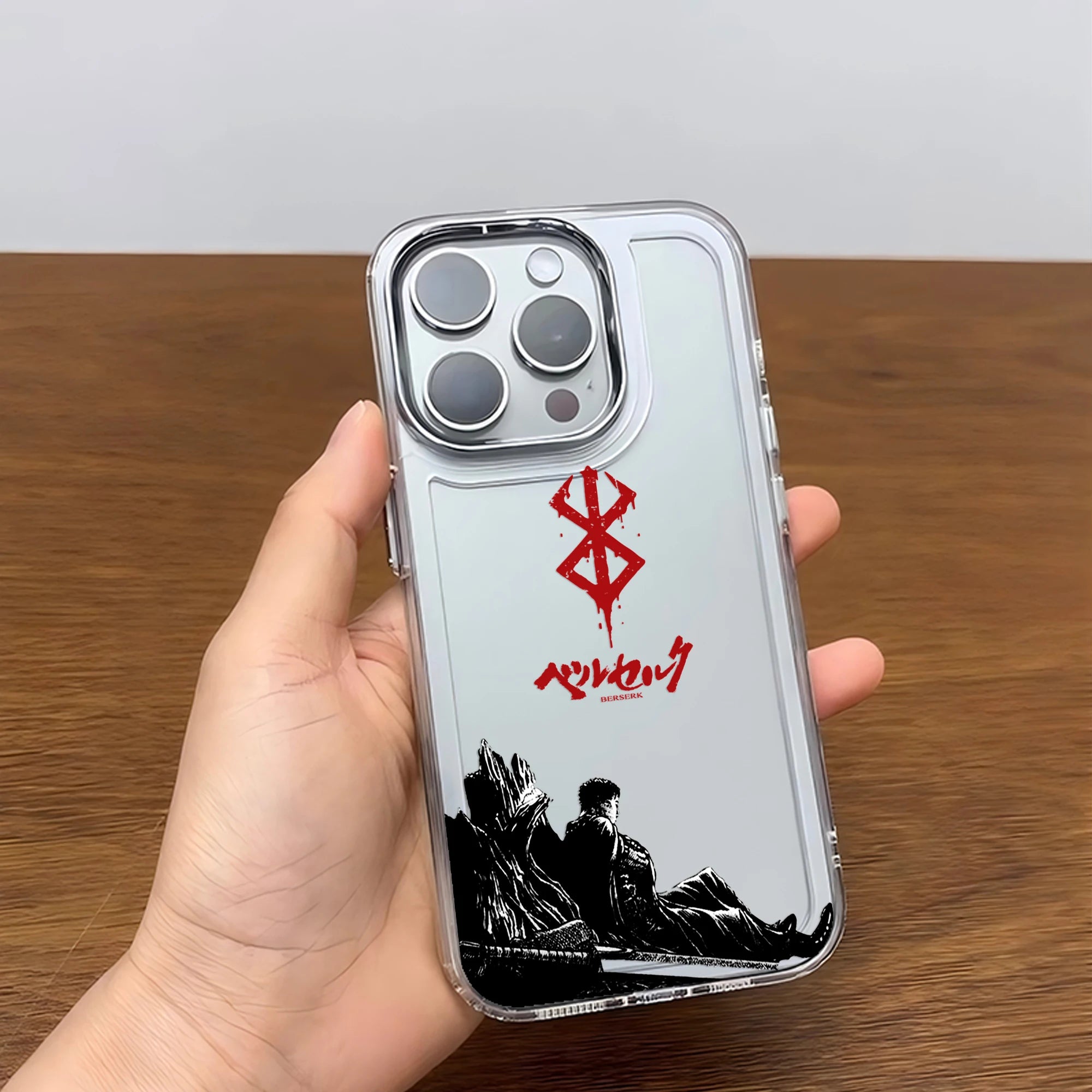New Japanese Hot Blood Anime Berserk Guts Phone Case For iPhone 17 16e 16 15 14 13 12 11mini Pro Max X XR XSMAX 8 Air Plus Cover
