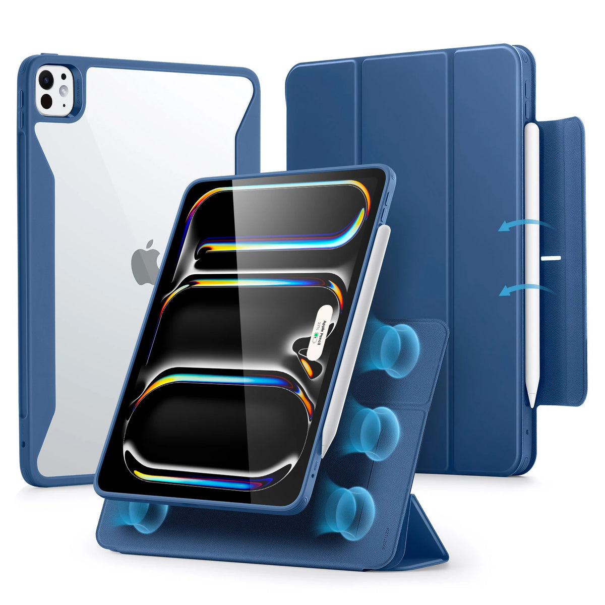 ESR for iPad Pro 13 Inch Case (M5/M4) Rotating Case with Removable Magnetic Cover Shift Series for iPad Pro 13 2024/2025