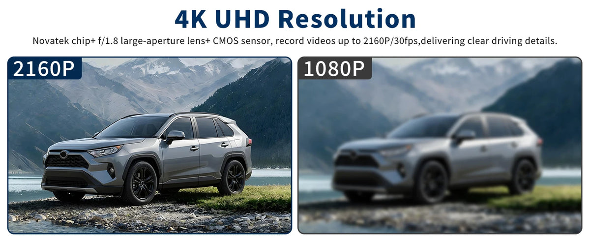 Mangoal Dedicated Dash Cam 4K for Toyota Corolla & Corolla Hybrid Dash Car Camera 2019-2026 GPS WiFi & App Night Vision