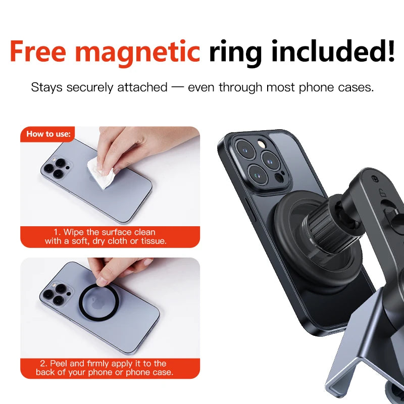 YZ For Tesla Car Phone Holder Model Y YL 3 Highland Juniper N52 Magnetic Screen Mount Universal Phone Stand for All iPhone 16 15
