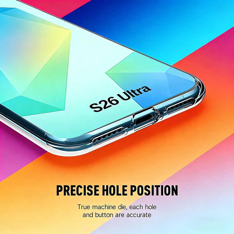 360° Full Body PC+TPU Clear Phone Case For Samsung Galaxy S26 Ultra S25 S24 S23 S22 S21 A56 A55 A54 A53 A37 A36 A35 A26 Cover
