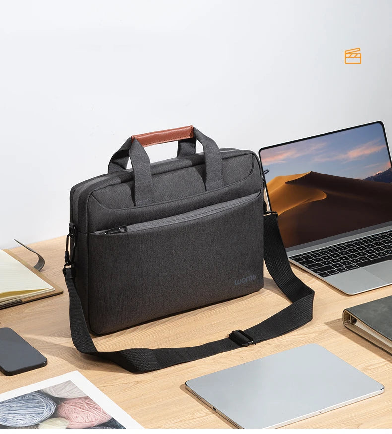 Laptop Shoulder Bag 14 15.6 16 Inch Men Messenger Carrying Case for MacBook Huawei HP Acer Asus Lenovo Business Office Notebook