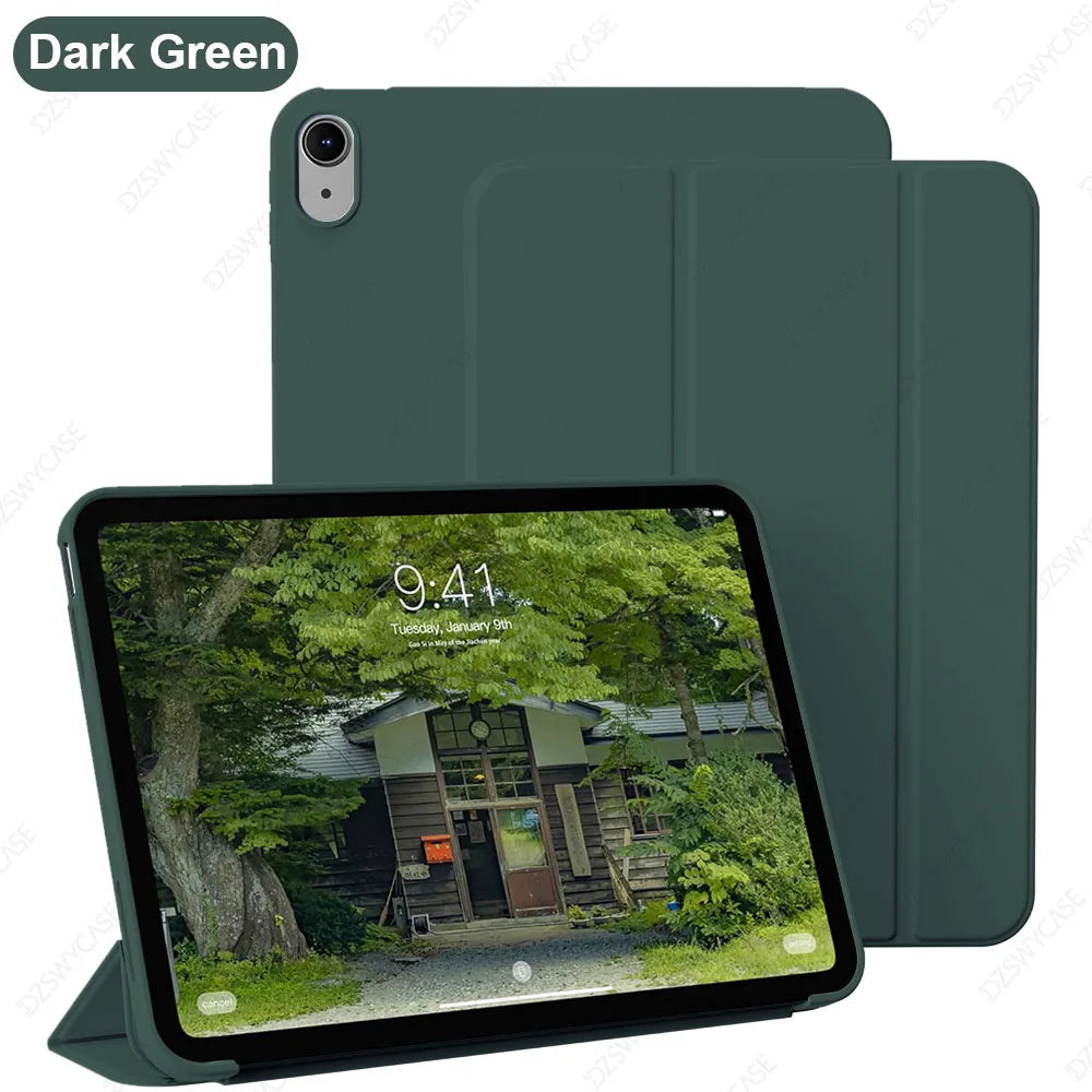 Case for iPad 11th (A16) 11 Inch 2025/10th Gen 10.9 Inch 2022, Support Auto Wake/Sleep, Trifold Stand Cover, with Soft TPU Back