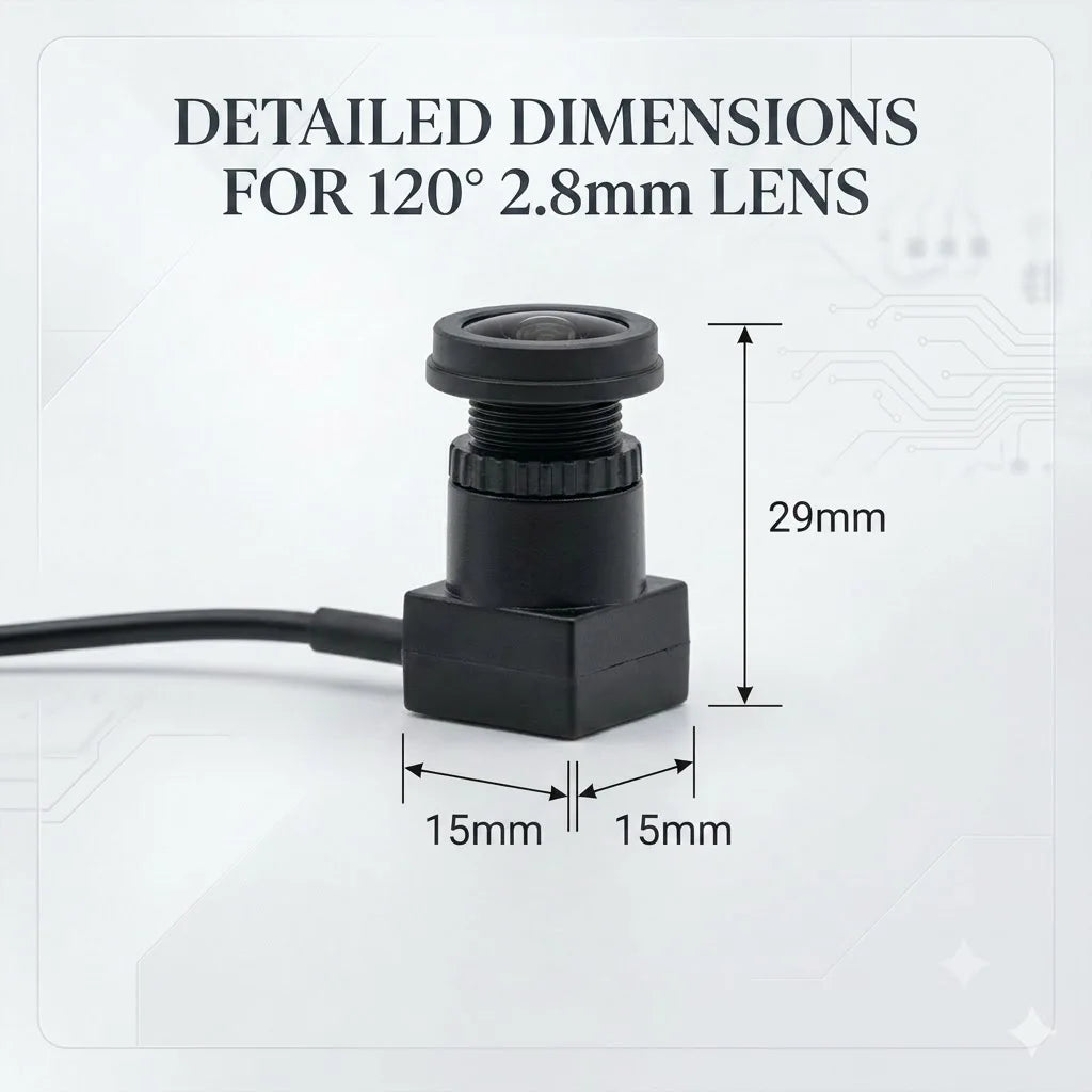 1080P Mini Webcam for Video Call TV, 3.7mm 90° & 2.8mm 120° Lens, USB Type-C Plug Play PC Camera with Mic, 2M Cable Android iOS