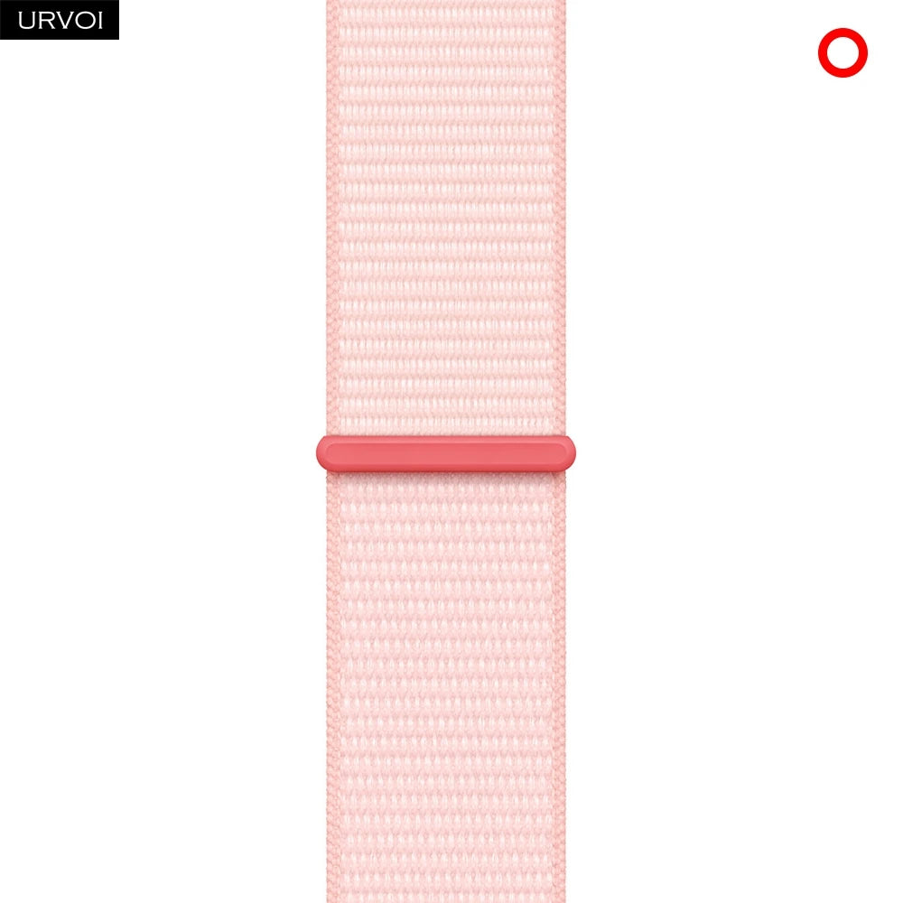 URVOI New Pride Edition Sport Loop for Apple Watch Ultra 4 3 2 1 Series 12 11 10 9 8 7 SE Nylon Strap for iWatch Sport Band 49mm