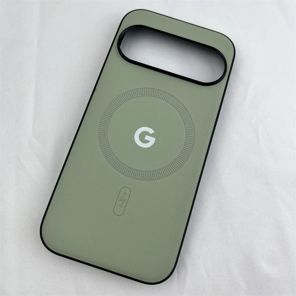 Luxury Matte Plain Skin Phone Case For Google Pixel 8 9 10 Pro XL 10A 9A 8A 8Pro 9proxl For MagSafe Shockproof Protection Cover