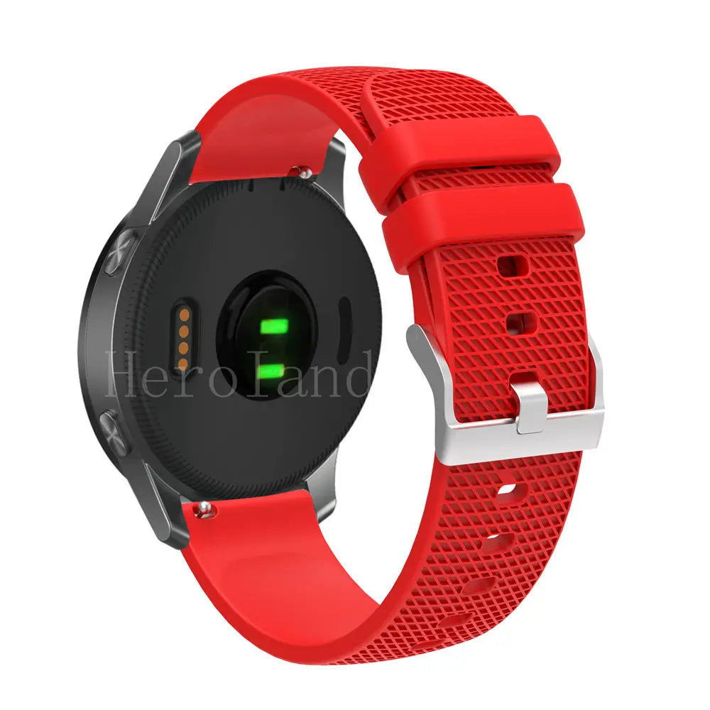 Premium Silicone Watchband WatchStrap Silicone Bracelet Quick Release Rubber Strap WristBand 18mm 20mm 22mm Width Replacement