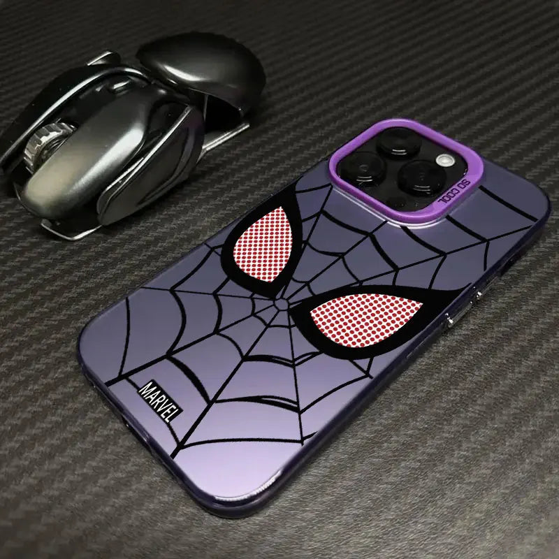 Marvels Spidermans Eye Phone Case For iPhone 17 17e 16e 16 15 14 13 12 11 mini Pro Max X XR XSMAX 8 7 Air Plus Anti Fall Matte