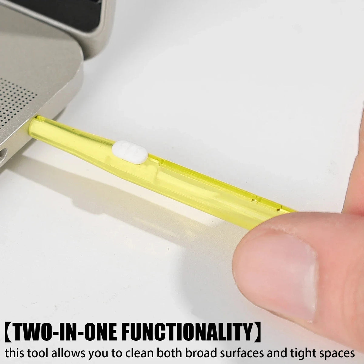 2 in 1 Double-end Adjustable Phone Speaker Cleaning Brush for Earphone Earbuds Cleaner Kit for IPhone Samsung Keyboard Brushes