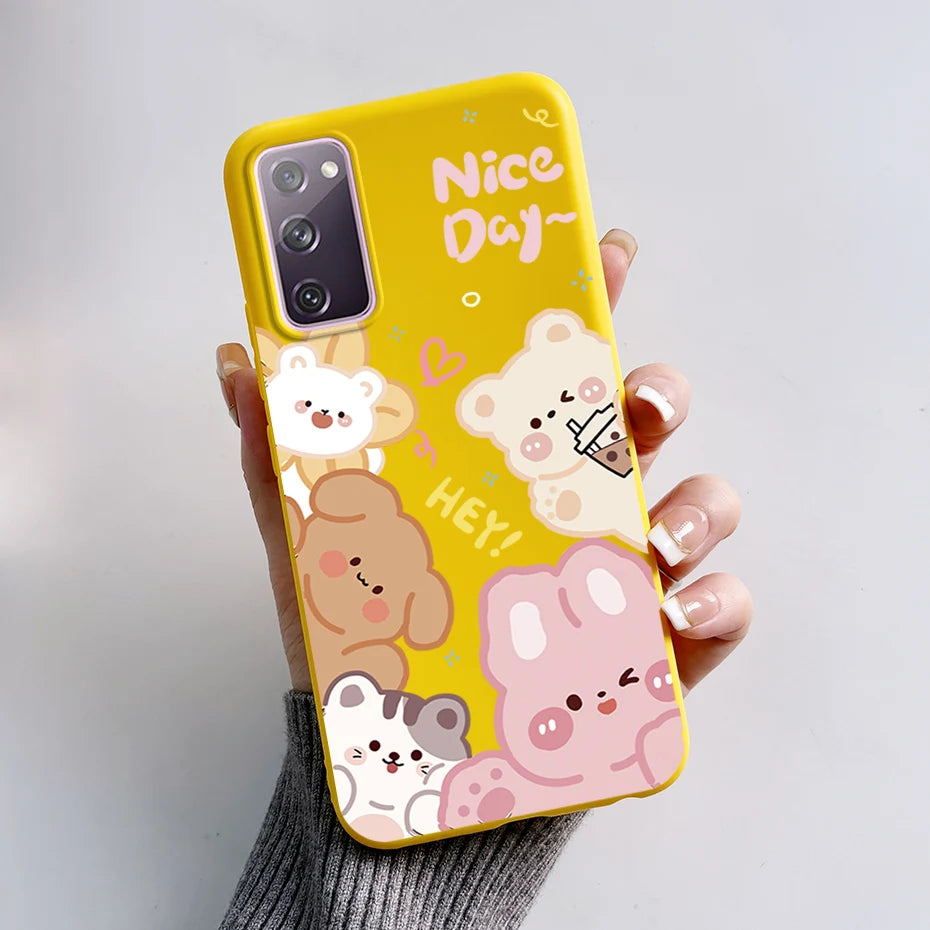 Case For Samsung Galaxy S20 FE Cover Candy Soft Silicone Phone Back Fundas For Samsung S20 Plus GalaxyS20 Ultra S20FE S 20 Cases