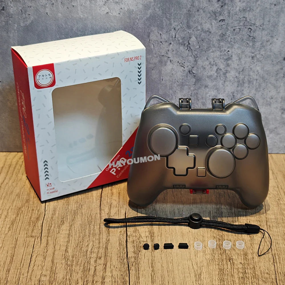 For Switch 2 Scratch & Shock Protection Transparent Protective Case For Switch 2 Pro Controller Hard Protector Cover Accessories