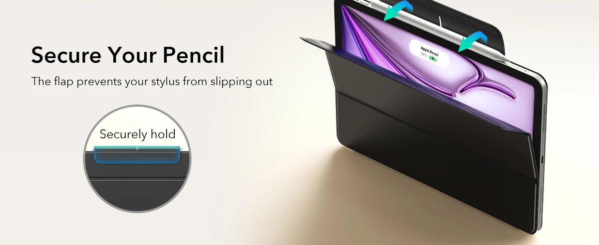 ESR for iPad Air 11 Inch Case M4/M3/M2 (2026/2025/2024) Powerful Magnetic Cover for iPad Air 5th/4th Gen (2022/2020)Auto Wake