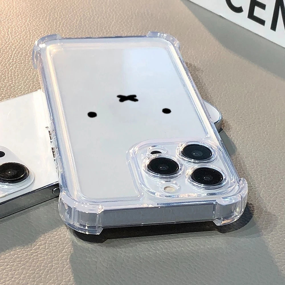 Cute Rabbit M-Miffies Phone Case for Samsung Galaxy S26 S25 S24 S23 S22 S21 S20 FE Ultra Plus 5G Soft Anti Drop Cover