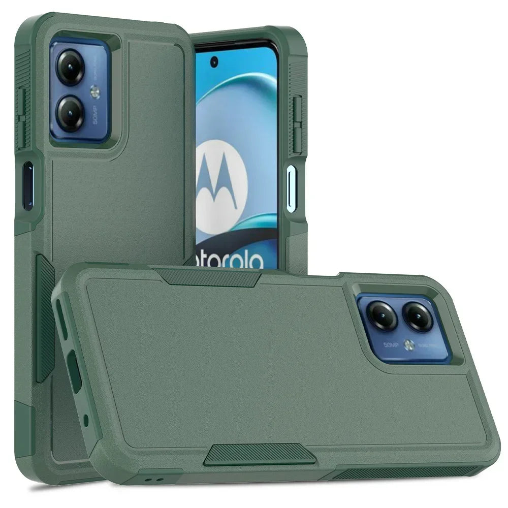 Rugged Armor Shockproof Phone Case For Motorola Moto G Stylus 5G 2025 Power 5G 2025 Play 2024 2023 PC+TPU Protection Back Cover